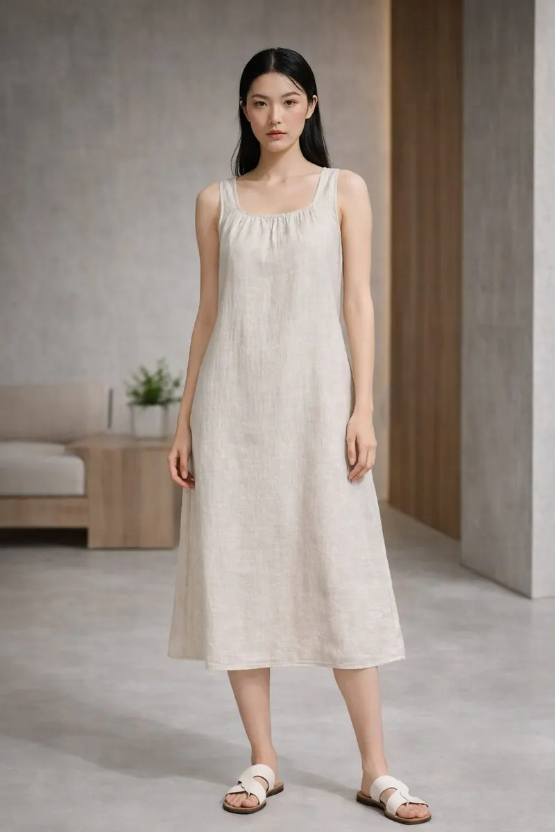 Woman wearing an oversized white shirt styled as a mini dress with a wide black waist belt and white low-top sneakers in a minimalist studio setting.